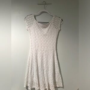 Victoria’s Secret White Floral Lace Mini Dress XS - NWOT